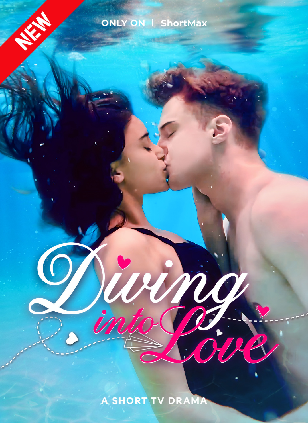 Diving into Love — blurred background