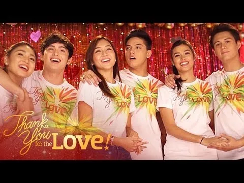 ABS-CBN Christmas Station ID 2015 "Thank You For The Love" Recording Music Video backdrop