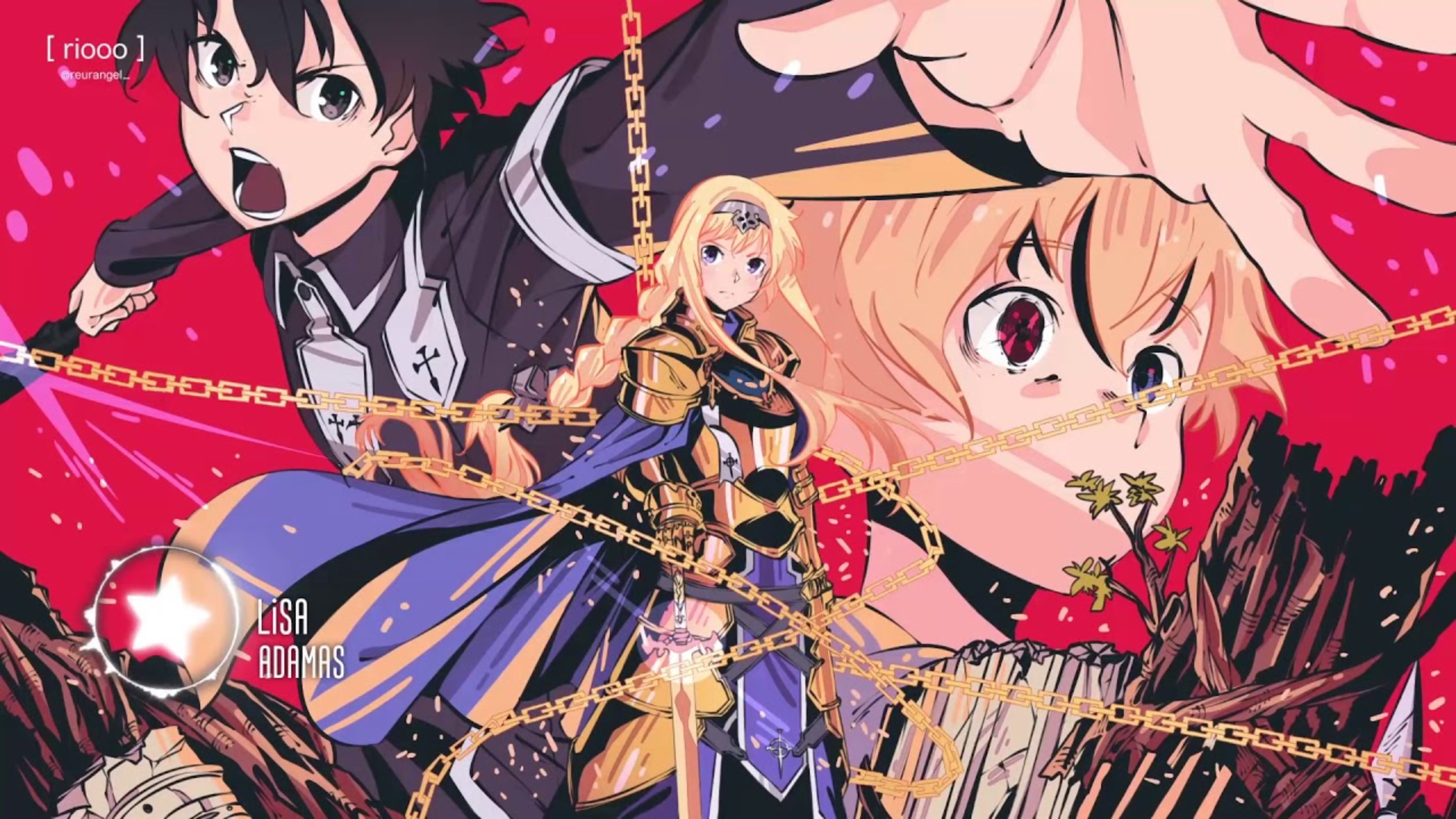 Sword Art Online Alicization Opening Full『LiSA ADAMAS』【ENG Sub】