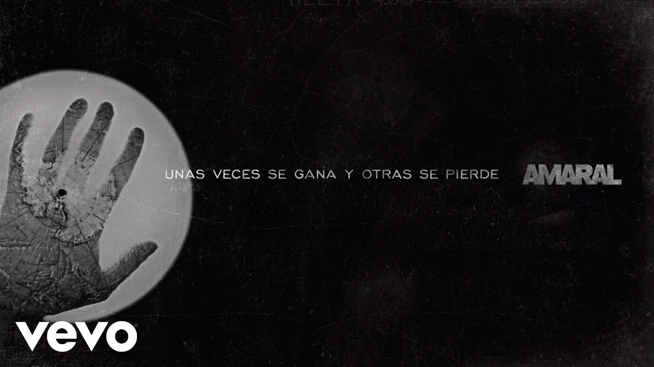 Amaral - Unas Veces Se Gana y Otras Se Pierde (Lyric Video) background