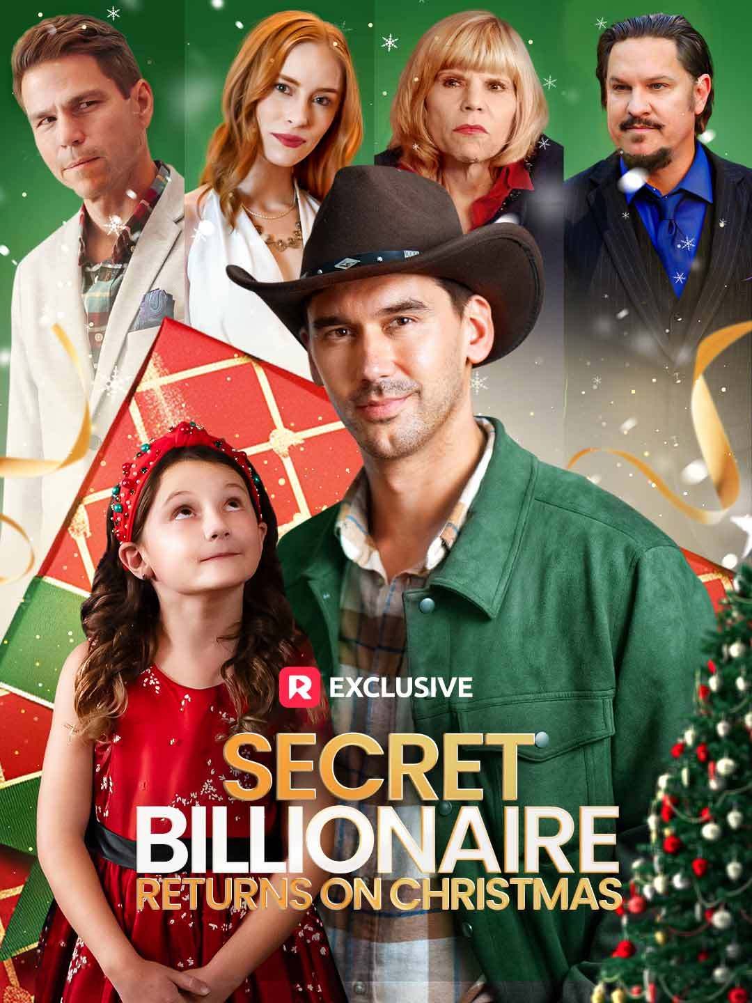Secret Billionaire Returns on Christmas — blurred background