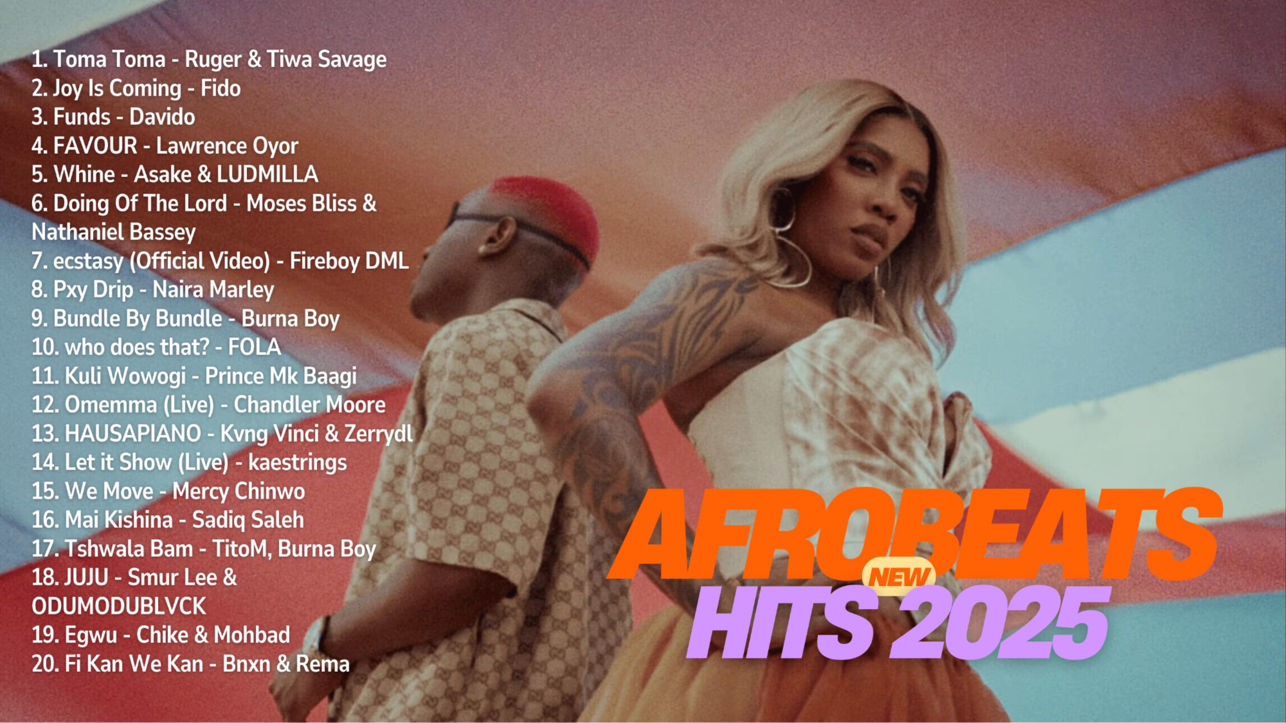 AFROBEATS VIDEO MIX 2025 - (TOMA TOMA, FUNDS, KESE, OZEBA, HAUSAPIANO...)