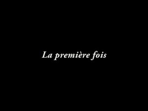 LA PREMIERE FOIS - (film camerounais) [Version française]