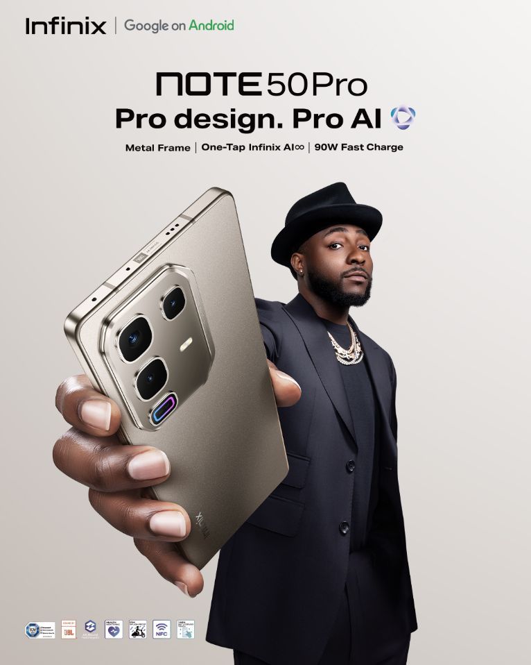 NOTE 50 Pro Design Pro AI
