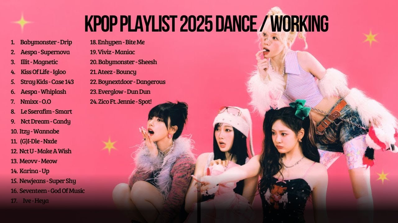 Kpop Playlist 2025, Kpop Playlist for Studying, Working, Dance | KPOP Song 1 Hour