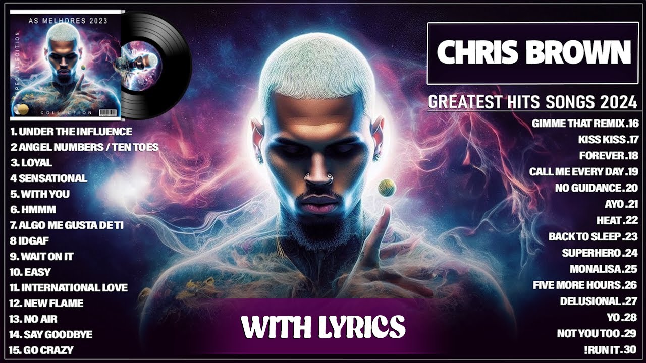 Chris Brown Songs Playlist 2024 (Lyrics) - The Best Of Chris Brown - Greatest Hits Full Album 2024