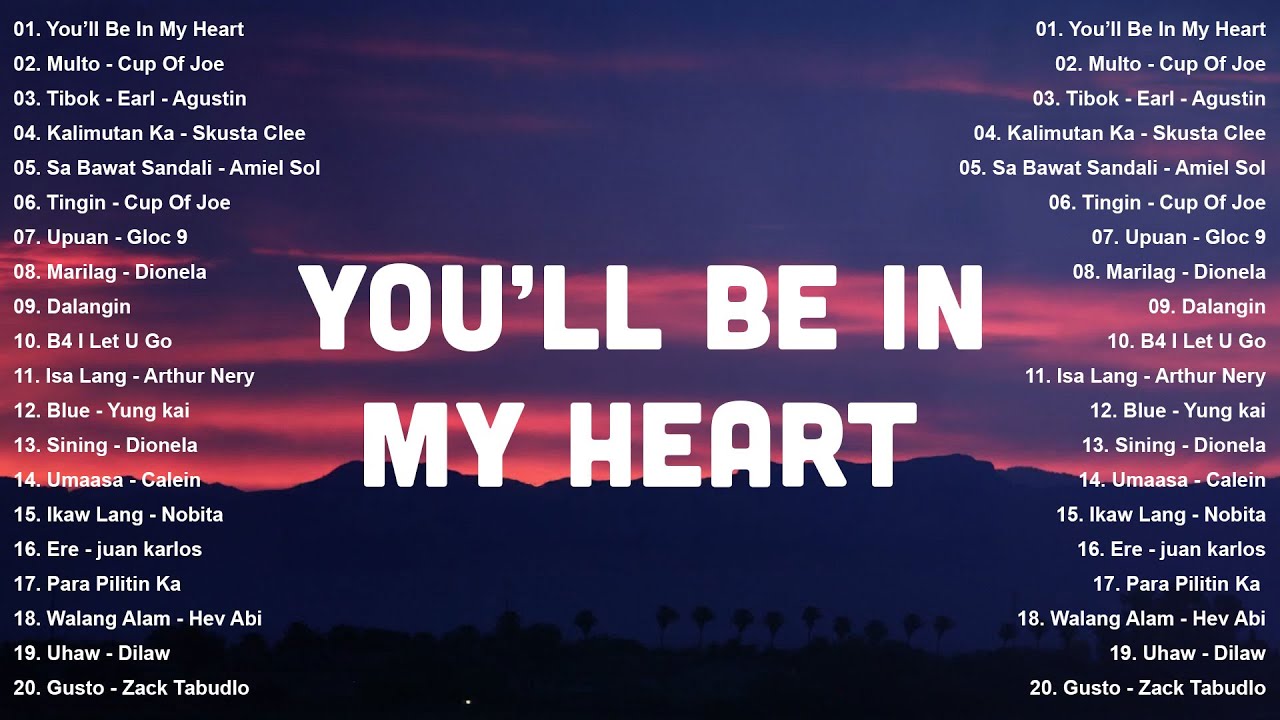 🌙 Top 20 OPM Viral Songs on Spotify 2025 | OPM Heartfelt Hits Playlist | You'll Be In My Heart