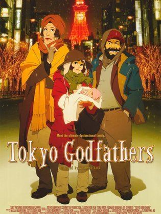 Tokyo Godfathers - like High Roller: The Stu Ungar Story but with more action