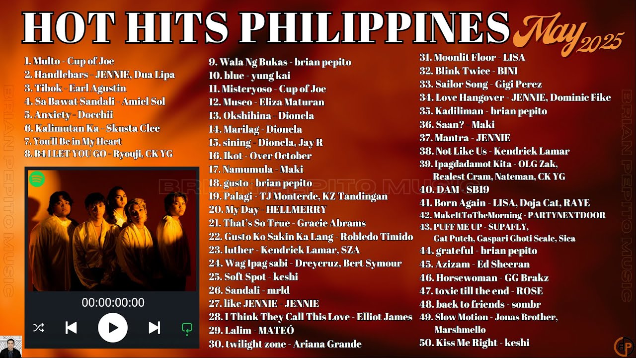 HOT HITS PHILIPPINES - MAY 2025 UPDATED SPOTIFY PLAYLIST