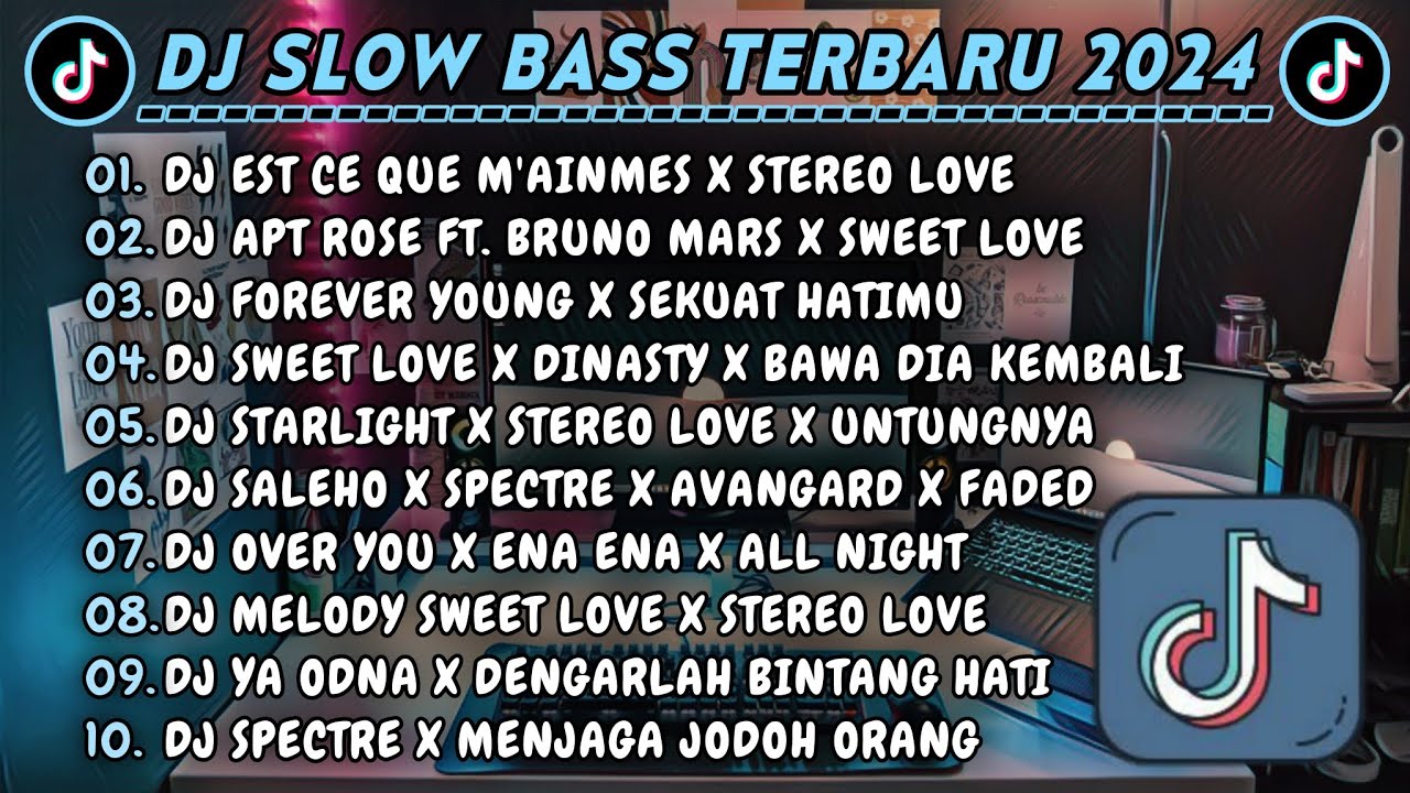 DJ SLOWBASS TERBARU 2024 || DJ EST CE QUE M'AINMES X STEREO LOVE || DJ APT ROSE FT. BRUNO MARS VIRAL (2024) | Watch on Movi47