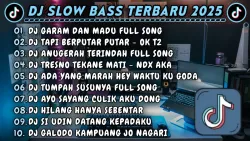 DJ SLOWBASS TERBARU 2025 || DJ GARAM DAN MADU FULL SONG || DJ TAPI BERPUTAR PUTAR OK T2 VIRAL TIKTOK