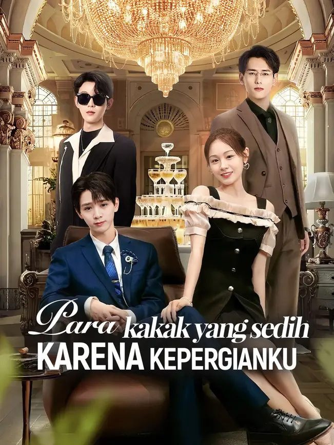 Para kakak yang sedih karena kepergianku poster