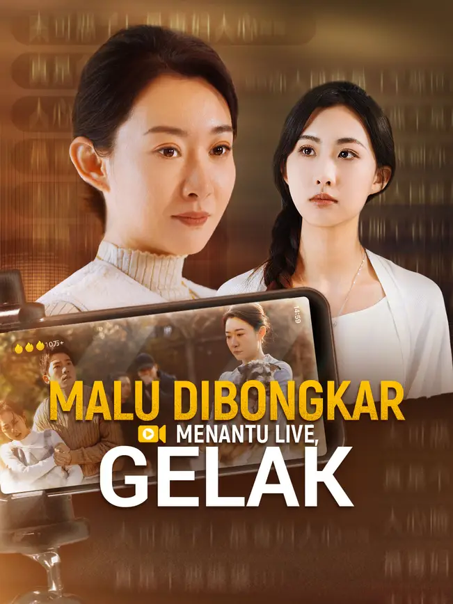 Malu dibongkar menantu live, gelak poster