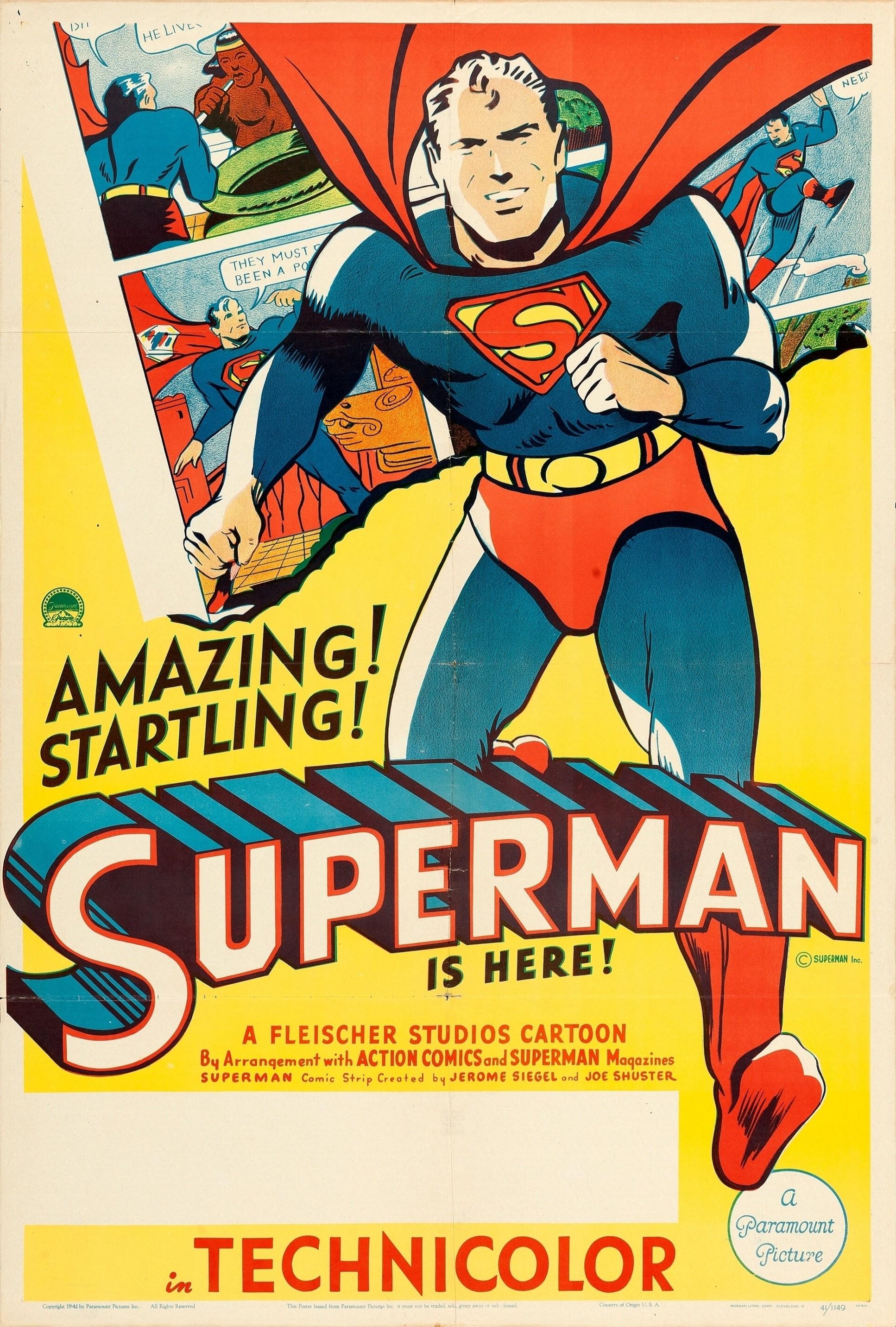Superman: The Mad Scientist poster - similar to Night Mail