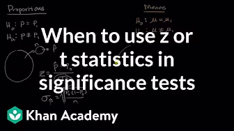 Significance tests (hypothesis testing) | AP Statistics | Khan Academy