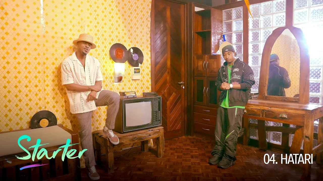 Alikiba feat Jay Melody - Hatari (Visualiser) background
