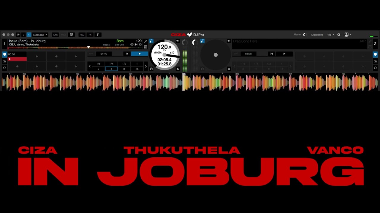 CIZA - Isaka (6AM) Vanco Remix - In Joburg  (Official Visualizer)