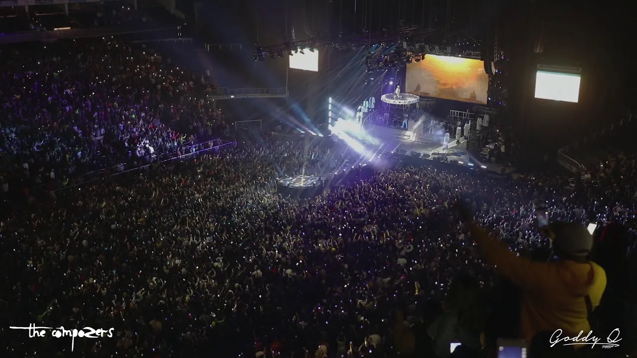 Davido O2 Arena Intro Featuring The Compozers - Aye background