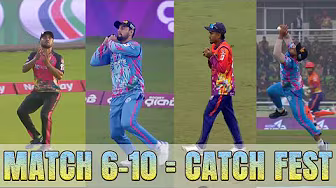 You Blink, You Miss! EVERY Catch from BPL 2025 (Matches 6–10) / Bangladesh Premier League 2025