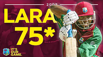 Three Sixes In A Row! ЁЯТе | Brian Lara Hits 75* In 65 Balls In Huge Win | West Indies v Australia 2003 background