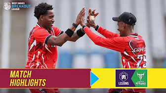 Highlights | Trinidad & Tobago Legions vs Jamaica Titans | West Indies T20 Breakout League