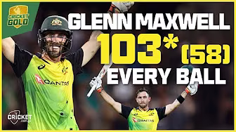 Every ball of Maxwell's magic T20 ton from 2018 backdrop