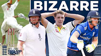Most BIZARRE Wickets in Cricket! | CRAZIEST Dismissals in England background