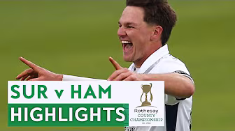 Sonny Baker 5 Wickets & Sibley Hits Two Tons| Surrey v Hampshire | Rothesay County Championship 2025 background