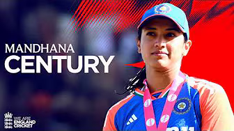 Special Innings 👏 | Smriti Mandhana Hits 112 Runs off 62 Balls | England v India background