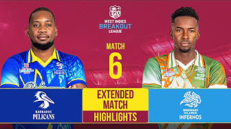 Extended Match Highlights | Barbados Pelicans vs Windward Islands Infernos |