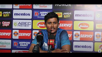 Jeffrey Vandersay | Post Match Press Conference | Day 2 of 1st Test vs Australia - GICS backdrop