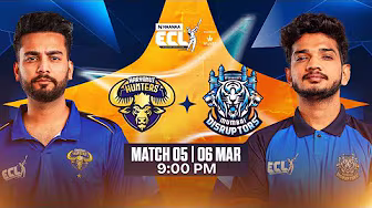 ECL Season 2 - Haryanvi Hunters vs Mumbai Disruptors - Rivalry Reloaded ๐ฅ | Match 5