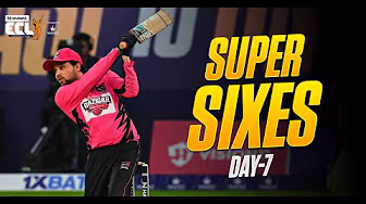 Zayn Saifi Hitting 6s, Ubaid Khan’s 24-Six Carnage | BEST SIXES Day 7 | ECLT10
