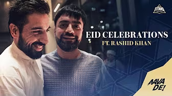 Eid celebration ft. Rashid Khan | Gujarat Titans | TATA IPL 2025 backdrop