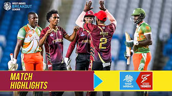 Highlights | Playoffs | Windward Islands Infernos vs Leeward Islands Thunder | West Indies T20