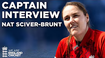 'It’s An Amazing Feeling' | England Women’s Captain Interview | Nat Sciver-Brunt backdrop