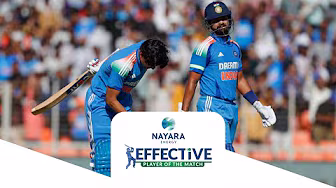 #INDVsENG Match Hero: Shubman Gill! Nayara Effective Player of the Match background