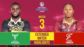 Extended Match Highlights | Jamaica Titans v Leeward Islands Thunder |