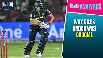 How important was #Gill's innings of 43 from 46 balls to #GujaratTitans' win? #MIvsGT review