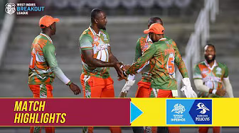Highlights | Barbados Pelicans vs Windward Islands Infernos | West Indies T20 Breakout League background
