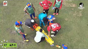 মাঠে ফিরেই এবাদতের গোলায় আহত মিরাজ / Ebadot Hossain / Mehidy Hasan Miraz / 35th Match / BPL 2025 background