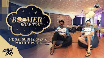 Boomer Bole Toh ft. Sai Sudharsan and Parthiv Patel | Gujarat Titans background
