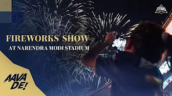 Fireworks Show at Narendra Modi Stadium | TATA IPL 2025 | Gujarat Titans background