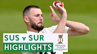 Atkinson Takes 4-Fer & Pope Hits Ton | Sussex v Surrey | Rothesay County Championship 2025 backdrop