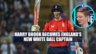 #MattRoller on #England's call to appoint #HarryBrook as their captain for white-ball formats backdrop