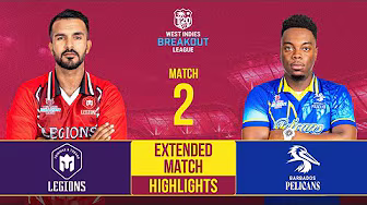 Extended Match Highlights | Trinidad and Tobago Legions v Barbados Pelicans |
