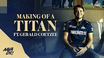 Making of a Titan ft Gerald Coetzee | TATA IPL 2025 | Gujarat Titans background