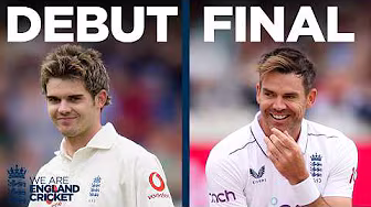 James Anderson The GREAT | Debut & Final Test Wickets at Lord’s | England Cricket background