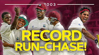 World Record Chase ๐ฒ | Chanderpaul & Sarwan Hit 100s To Make Test History! | West Indies v Australia backdrop