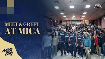 Meet and Greet at MICA, Ahmedabad | Gujarat Titans background